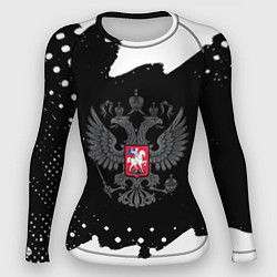 Женский рашгард Россия краски герб