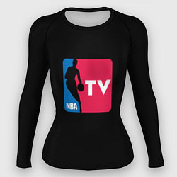 Рашгард женский NBA tv logo, цвет: 3D-принт