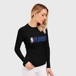 Рашгард женский NBA playoffs, цвет: 3D-принт — фото 2