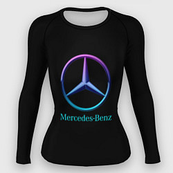 Женский рашгард Mercedes neon logo