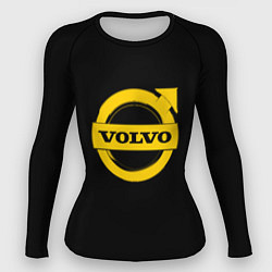 Женский рашгард Volvo yellow logo