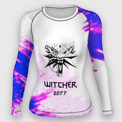 Рашгард женский The Witcher colors neon, цвет: 3D-принт