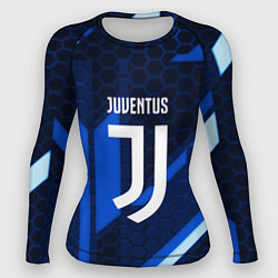 Женский рашгард Juventus sport geometry steel