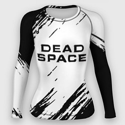Женский рашгард Dead space чёрные краски
