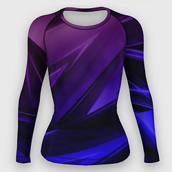 Рашгард женский Абстракция из градиента и линий, цвет: 3D-принт