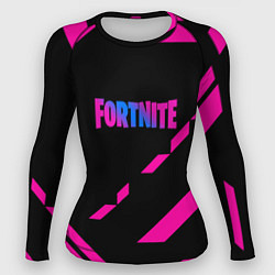 Женский рашгард Fortnite geometry pink