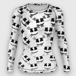 Рашгард женский Marshmello dj pattern, цвет: 3D-принт