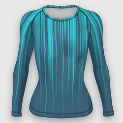 Женский рашгард Абстракция вертикальные линии