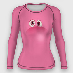 Рашгард женский Эмоция стыда - лицо крупное, цвет: 3D-принт