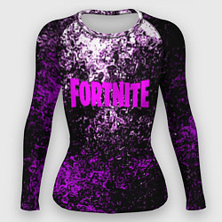 Рашгард женский Fortnite неоновые краски, цвет: 3D-принт