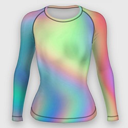 Женский рашгард Бензиновый градиент