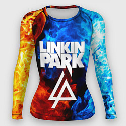 Рашгард женский Linkin park битва огней, цвет: 3D-принт