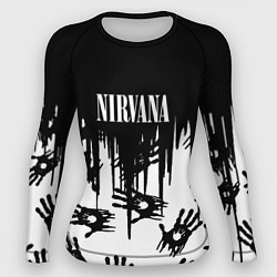 Женский рашгард Nirvana rok hand