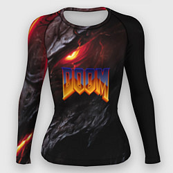 Женский рашгард Doom to hell