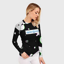 Рашгард женский God of war game patten, цвет: 3D-принт — фото 2