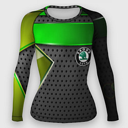 Женский рашгард Skoda metal auto