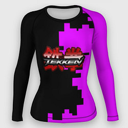 Женский рашгард Tekken pattern pink