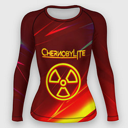 Женский рашгард Чернобыль лайт стрипсы