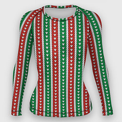 Женский рашгард Knitted pattern