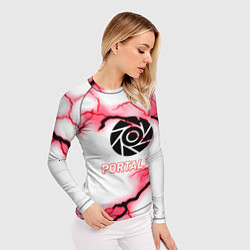 Рашгард женский Portal storm, цвет: 3D-принт — фото 2