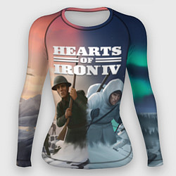 Рашгард женский Hearts of Iron IV arms against tyranny, цвет: 3D-принт