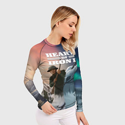 Рашгард женский Hearts of Iron IV arms against tyranny, цвет: 3D-принт — фото 2