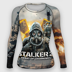 Рашгард женский S t a l k e r Heart of Chornobyl, цвет: 3D-принт