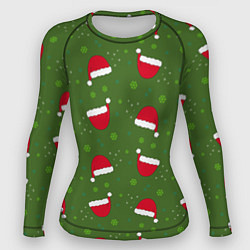 Женский рашгард Шапка Санты