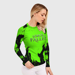 Рашгард женский Lord of the fallen flame, цвет: 3D-принт — фото 2