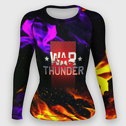Женский рашгард Warthunder neon flame