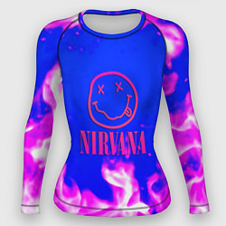 Женский рашгард Nirvana neon flame