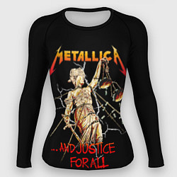 Женский рашгард Metallica justice for all