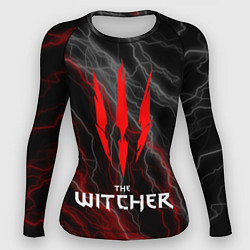 Женский рашгард The witcher - геральт- молнии