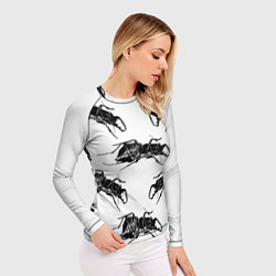 Рашгард женский Mezzanine album, цвет: 3D-принт — фото 2