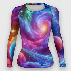 Женский рашгард Neon space fantasy