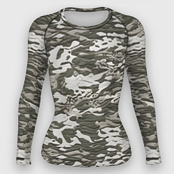 Женский рашгард Фактурный камуфляж