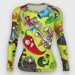 Женский рашгард Растения против зомби с героями