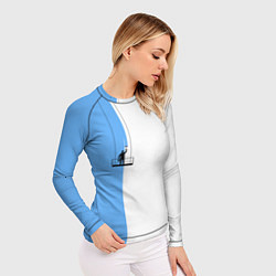 Рашгард женский Моляр красит стену, цвет: 3D-принт — фото 2