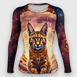 Рашгард женский Каракет в космосе, цвет: 3D-принт