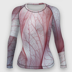 Женский рашгард Розовые листья