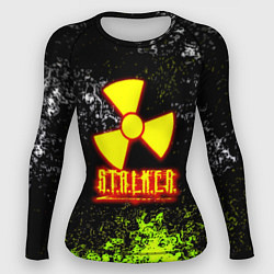 Рашгард женский Stalker брызги красок, цвет: 3D-принт
