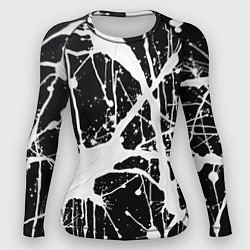 Женский рашгард Брызги белой краски