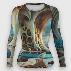 Рашгард женский Современная пещера, цвет: 3D-принт