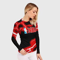 Рашгард женский NBA шторм, цвет: 3D-принт — фото 2