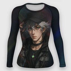 Рашгард женский Парень в кепке, цвет: 3D-принт