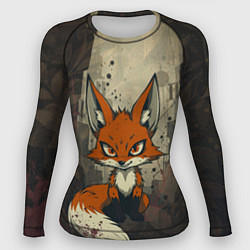 Женский рашгард Рыжий лис хитрец