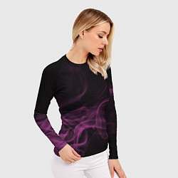 Рашгард женский Color smoke pink, цвет: 3D-принт — фото 2