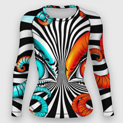 Рашгард женский Глаз и щупальца, цвет: 3D-принт
