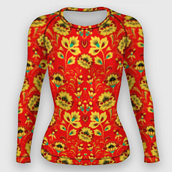 Женский рашгард Традиционный русский узор