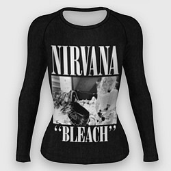 Рашгард женский Нирвана первый альбом группы, цвет: 3D-принт